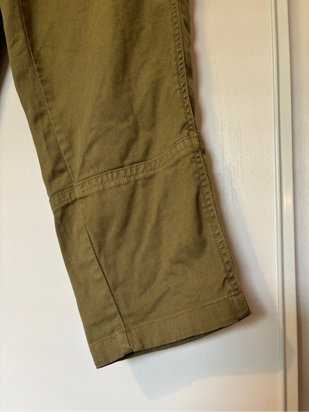 Quince Barrel Jeans Size 8 Organic Cotton Stretch Twill Utility Quiet Luxury - Picture 4 of 11